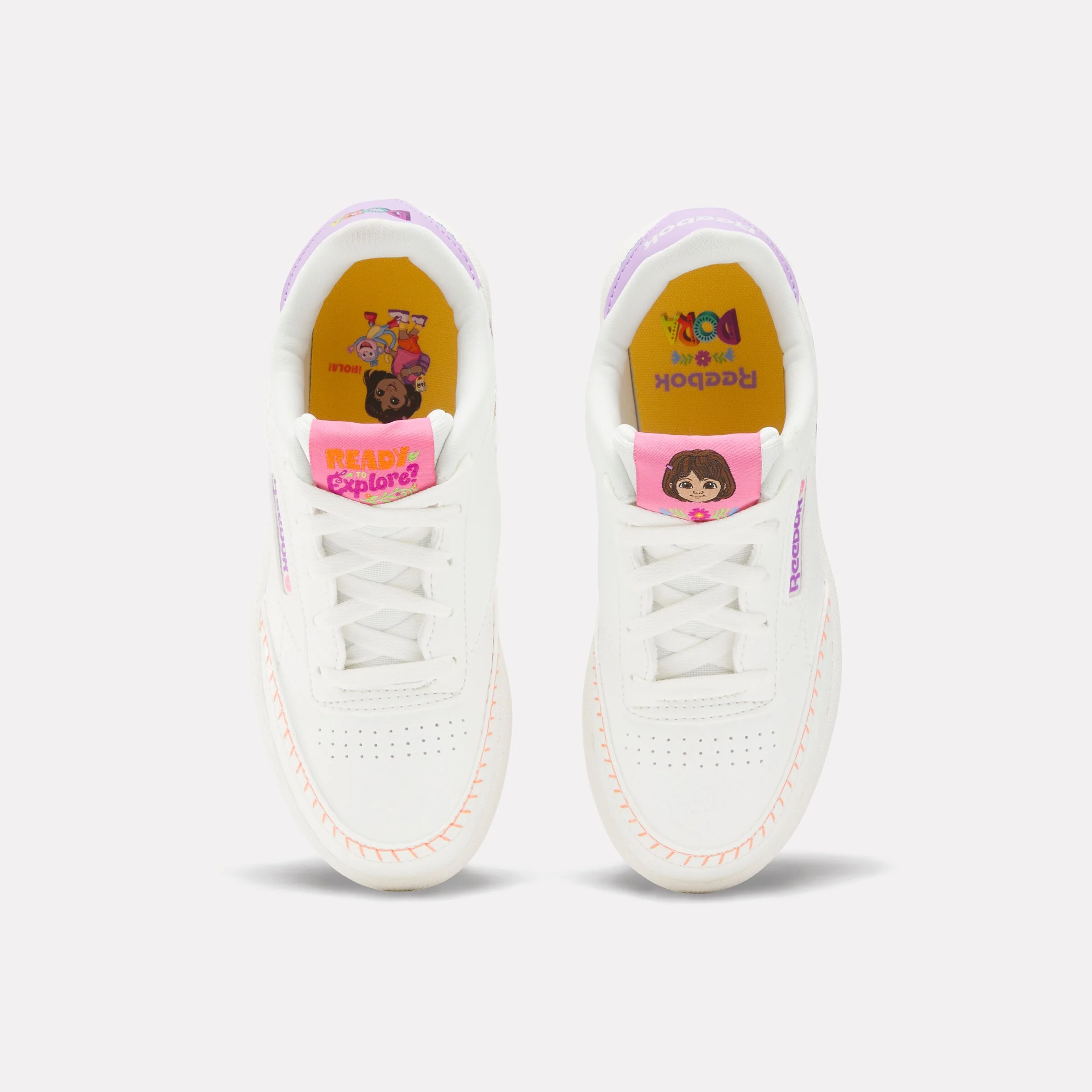Dora the Explorer x Reebok Club C Unisex Sneakers - Image 4