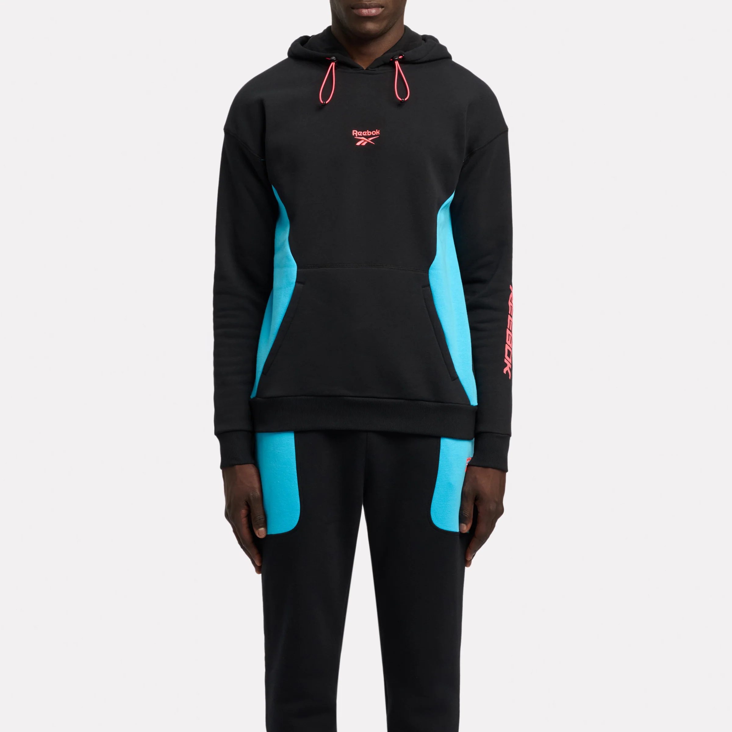 Sport Street Color Blocked Fleece Hoodie !